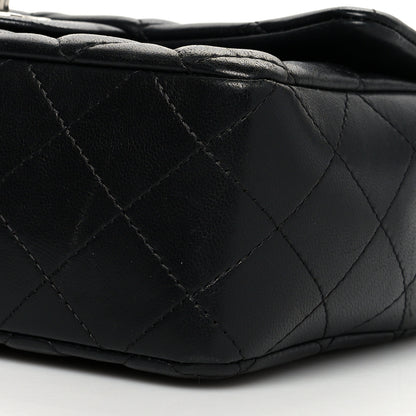 Chanel Lambskin Quilted Mini Rectangular Flap Black 10 of 11