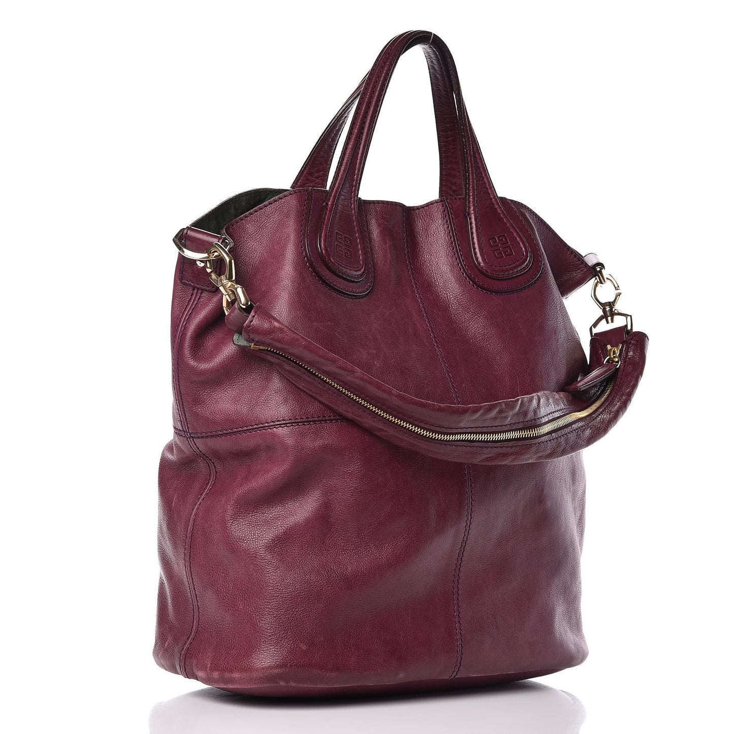 Lambskin North South Nightingale Aubergine