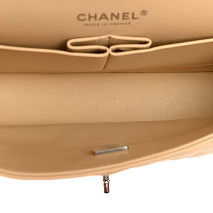 Chanel Caviar Quilted Medium Double Flap Beige 5 of 10