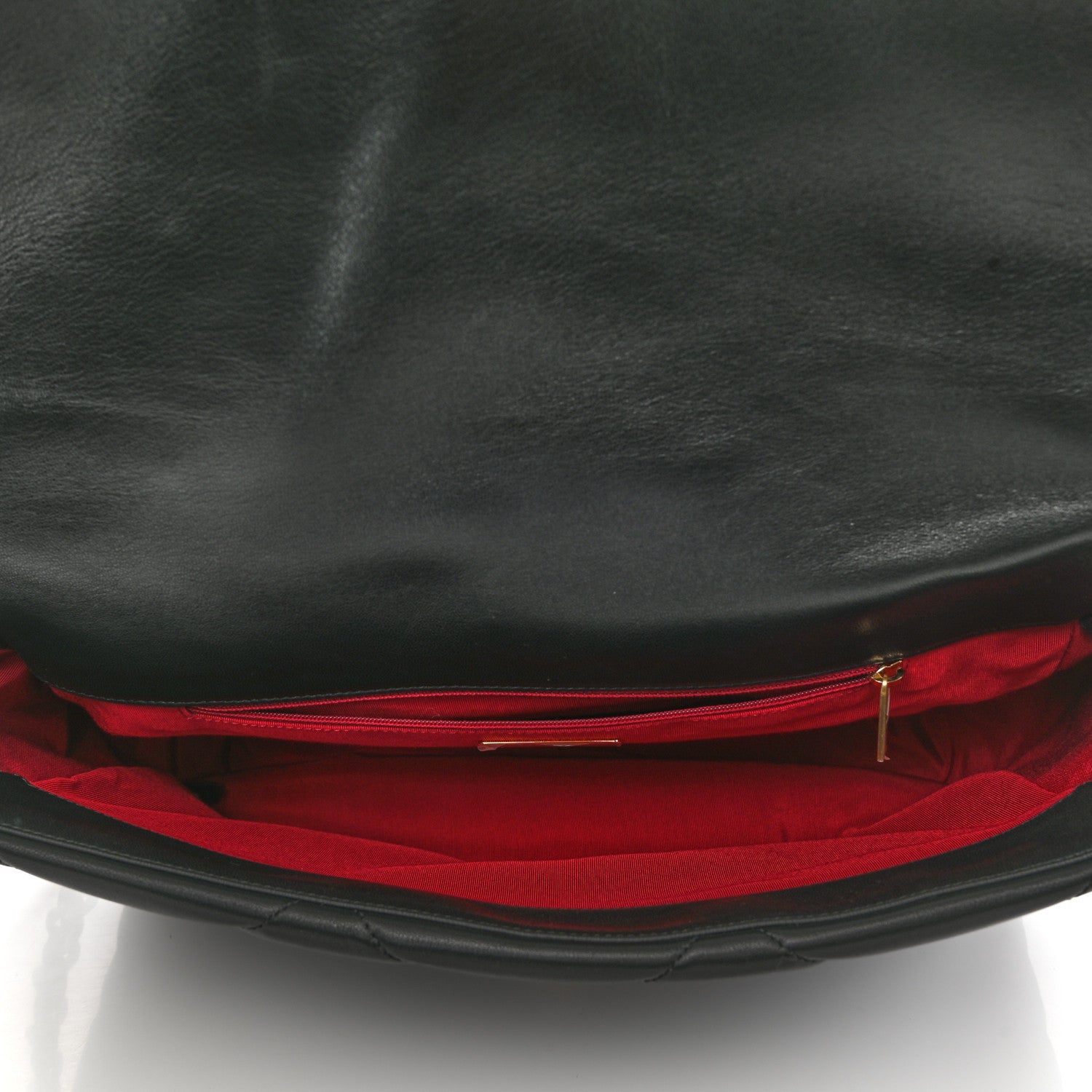 Chanel Goatskin Quilted Maxi Chanel 19 Flap Black 4 of 9