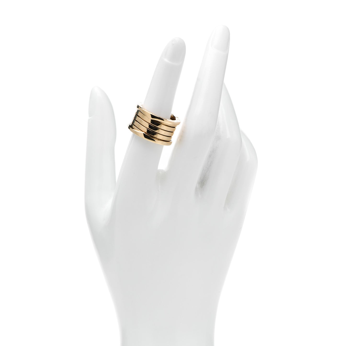 18K Yellow Gold B.Zero1 Four-Band Ring 55 7.25