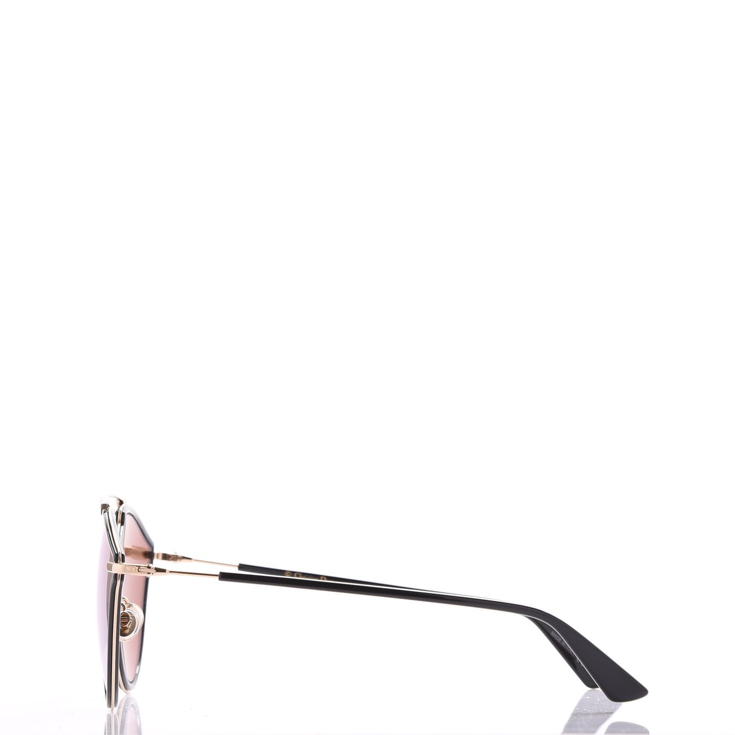 So Real Rise Sunglasses Rose Gold Black