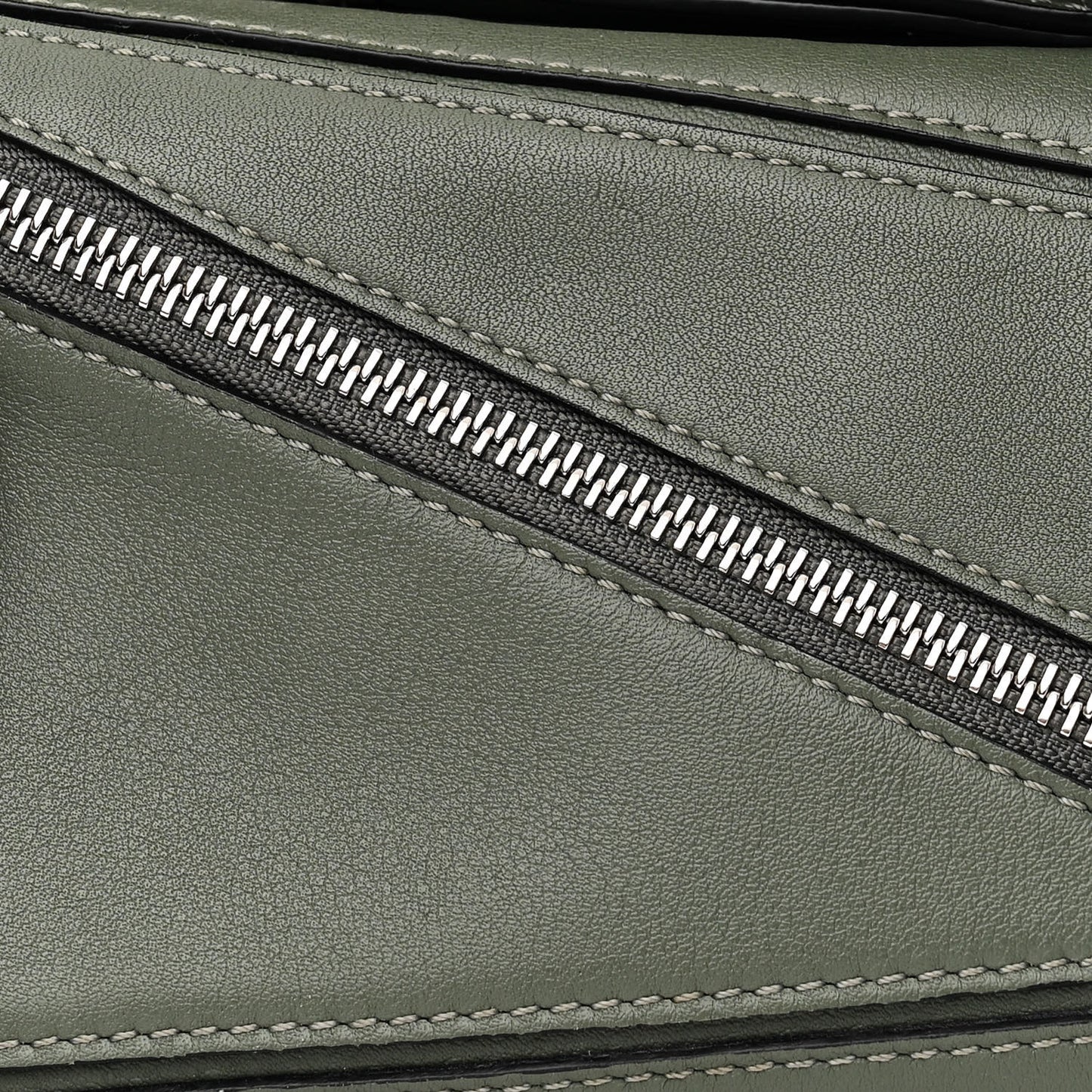 Calfskin Mini Puzzle Bumbag Dark Sage