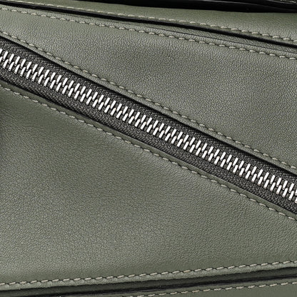 Loewe Calfskin Mini Puzzle Bumbag Dark Sage 8 of 11