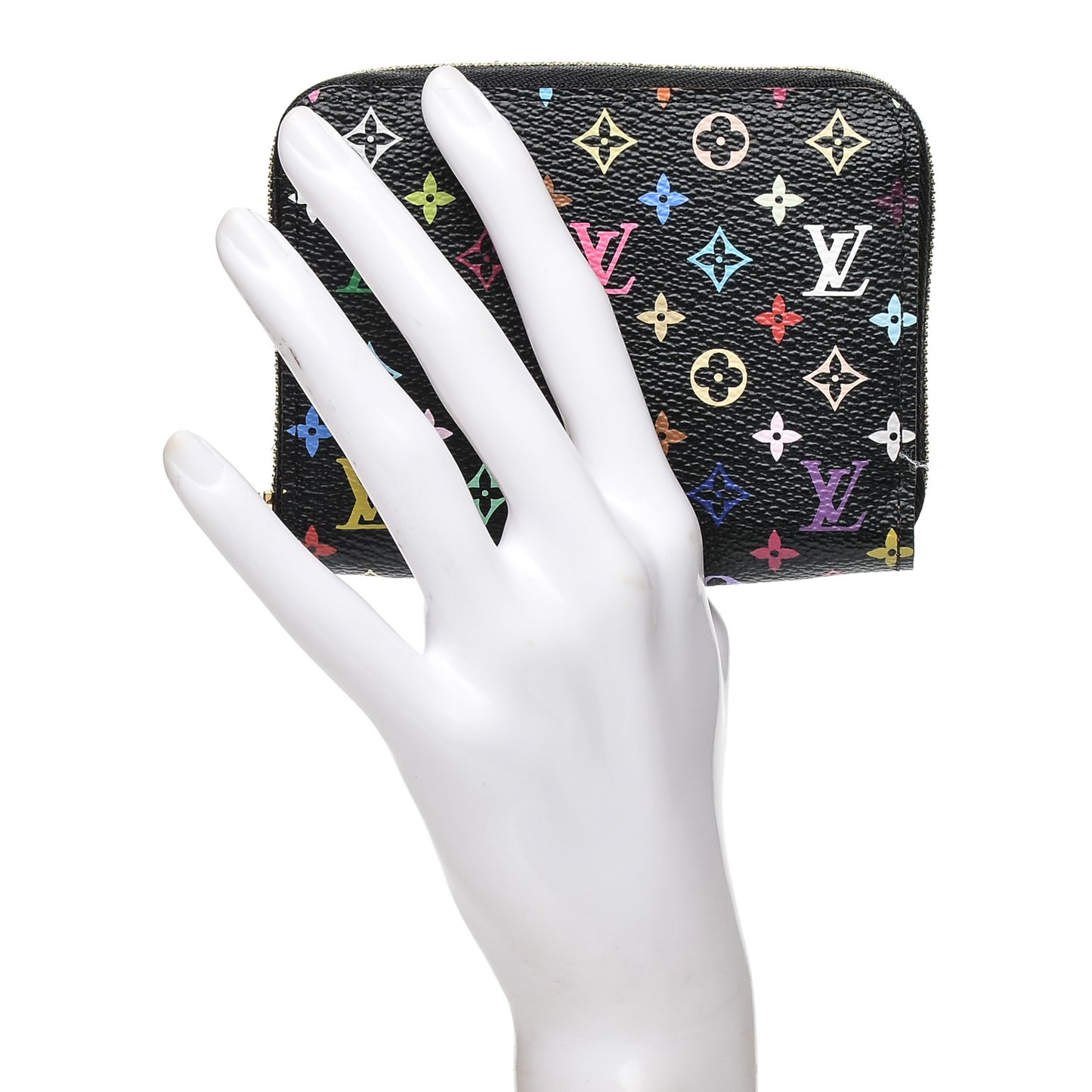 Monogram Multicolor Zippy Coin Purse Black Grenade