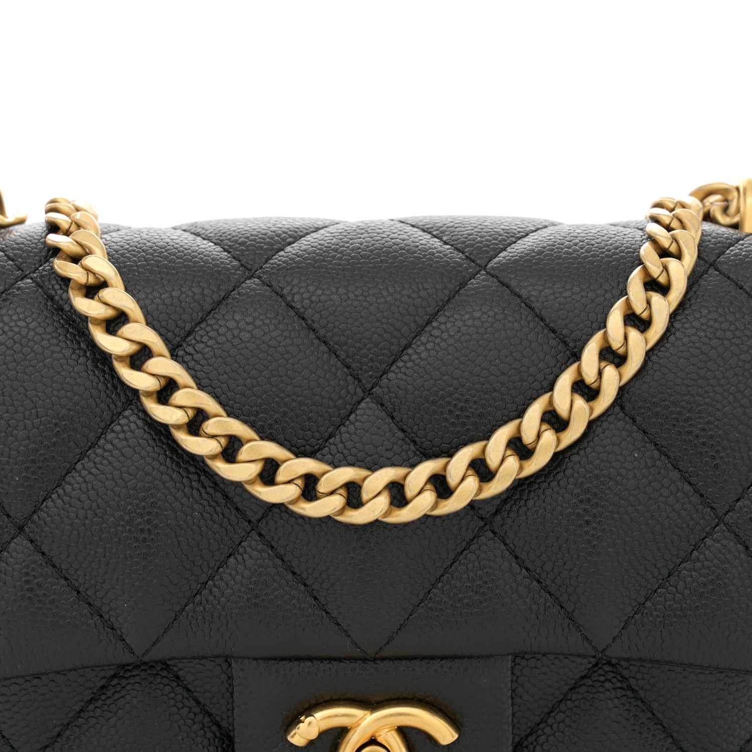 Chanel Caviar Quilted Mini Sweetheart Rectangular Flap Black 8 of 10