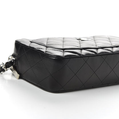 Chanel Lambskin Quilted Timeless Camera Case Black 8 of 11