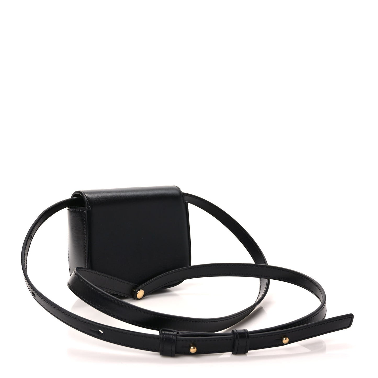 Shiny Calfskin Mini Triomphe Black