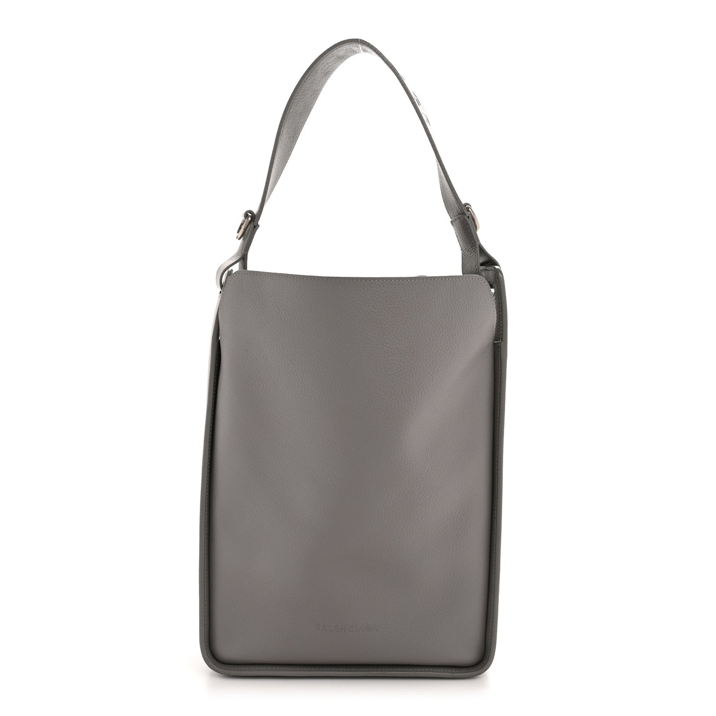 Calfskin Logo Embossed Small Tool 2.0 North-South Tote Balenciaga Grey