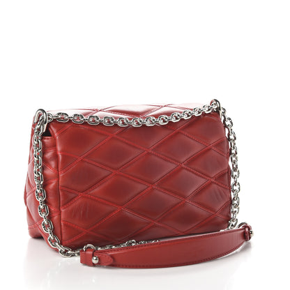 Louis Vuitton Lambskin Malletage GO-14 PM Red 4 of 10