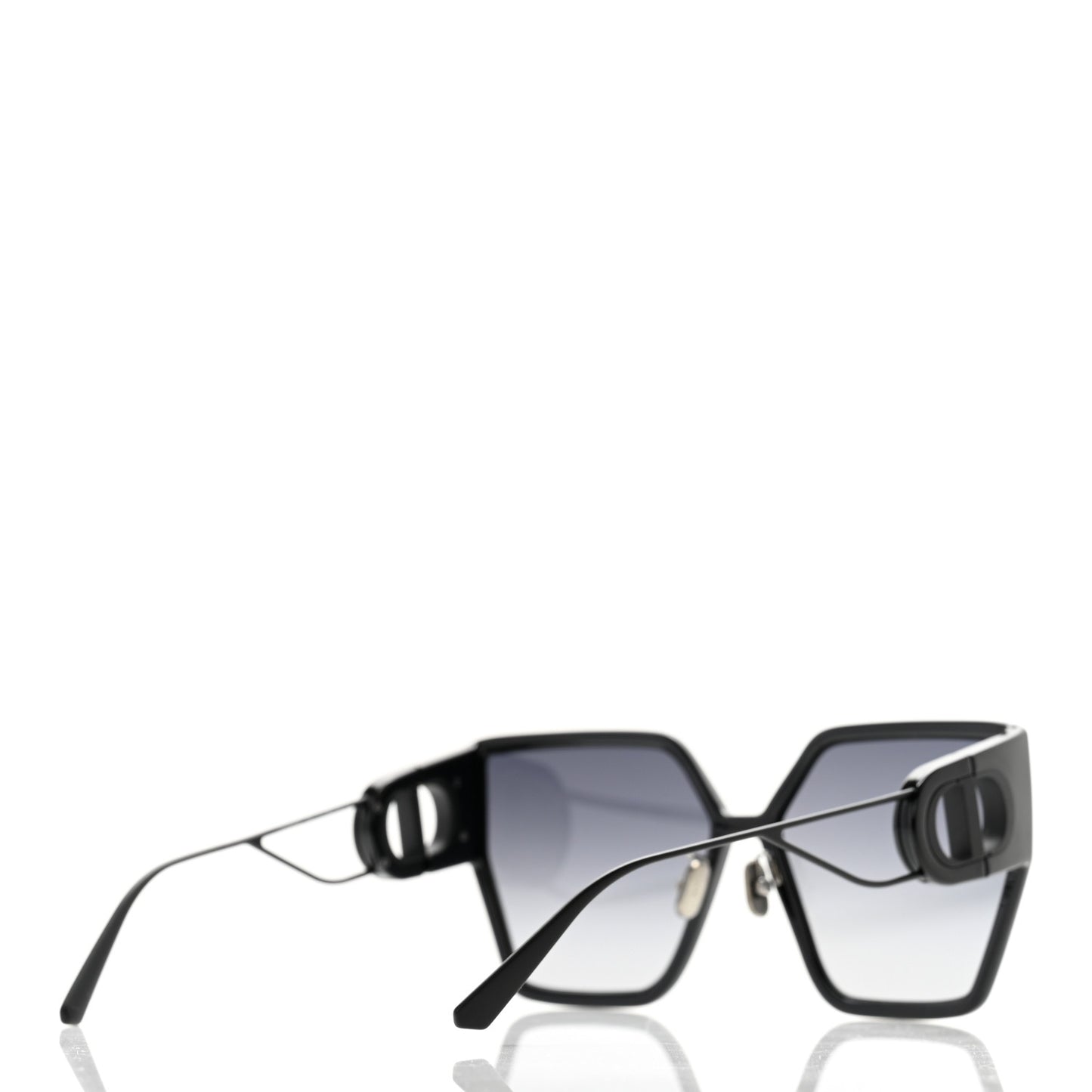 Rectangular 30 Montaigne 1 Sunglasses Black