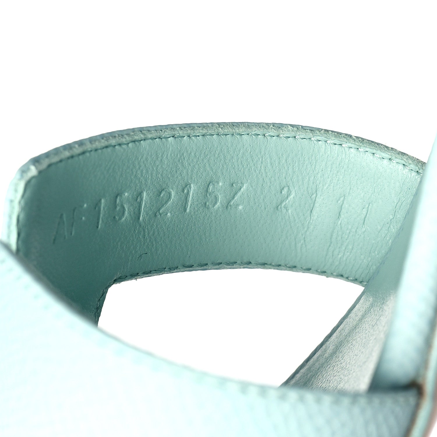 Hermes Epsom Oasis Sandals 37.5 Vert Embrun 8 of 10