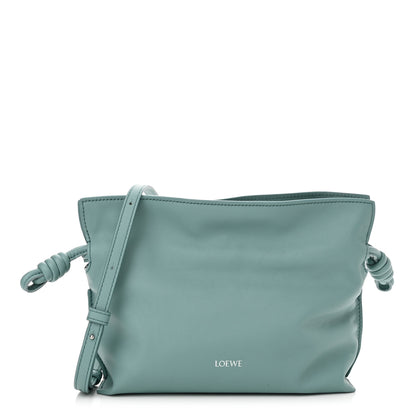 Loewe X SUNA FUJITA Nappa Flamenco Knot Clutch Ocean 1 of 11