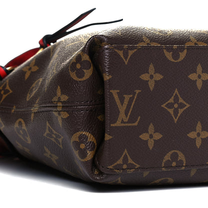 Louis Vuitton Monogram Tuileries Besace Caramel Rouge 8 of 9