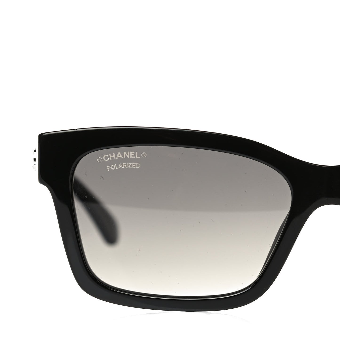 Acetate Polarized Square Sunglasses 5417 Black