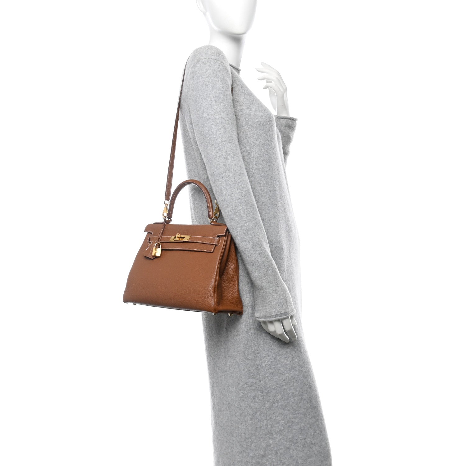 Hermes Togo Kelly Retourne 28 Gold 2 of 13