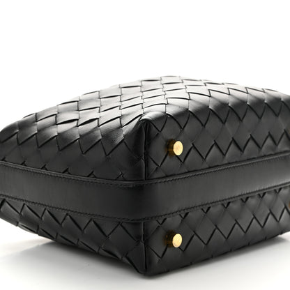Bottega Veneta Calfskin Nappa Intrecciato Mini Wallace Black 9 of 10