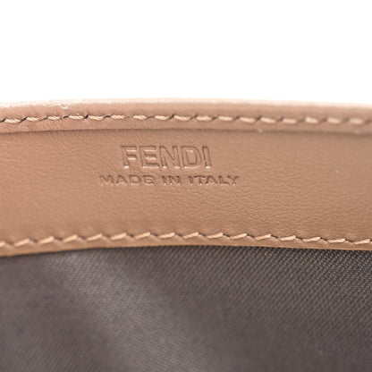Fendi Vitello Soft F is Fendi Bi-Color FF 1974 Embossed Continental Envelope Wallet On Chain Maya Black 7 of 12
