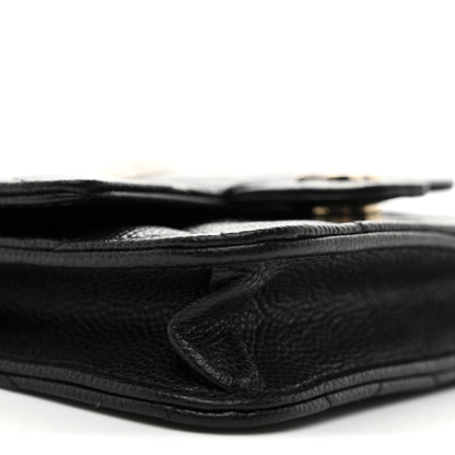 Chanel Caviar Quilted Mini Clutch With Chain Black 10 of 11