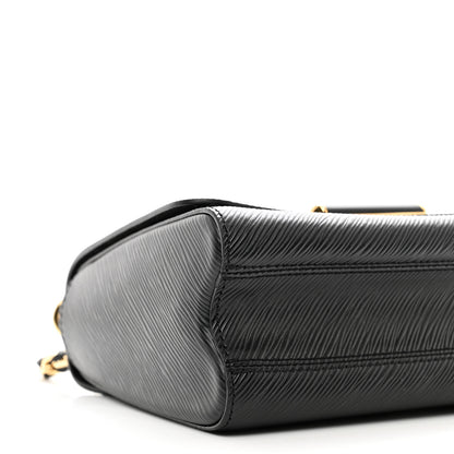 Louis Vuitton Epi Twist Braided Strap Shoulder Bag MM Black 8 of 9