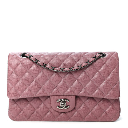Chanel Caviar Quilted Medium Double Flap Pink 1 of 4
