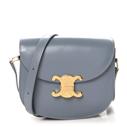 Celine Shiny Calfskin Teen Besace Blue Grey 1 of 9