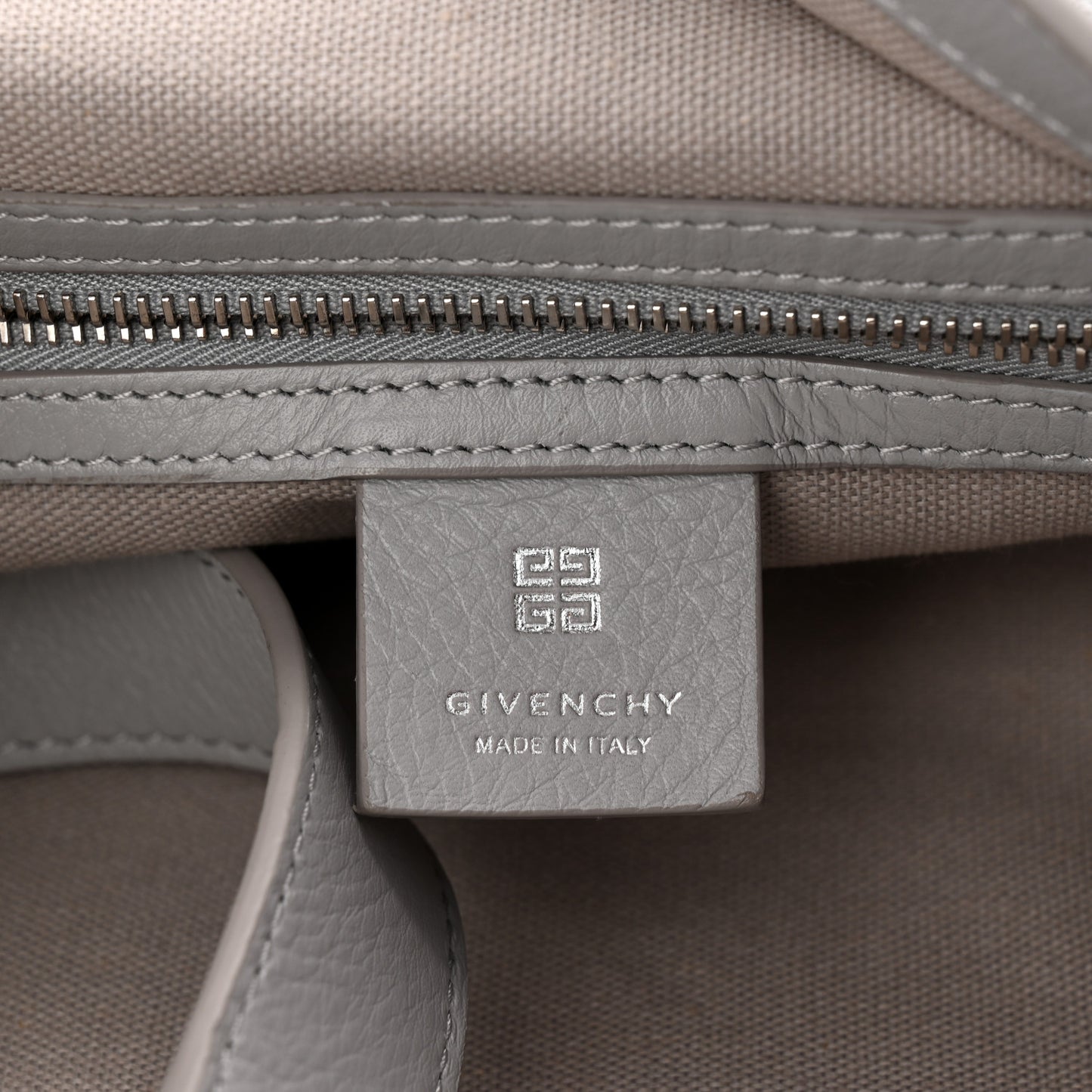 Calfskin Medium Voyou Bag Light Grey
