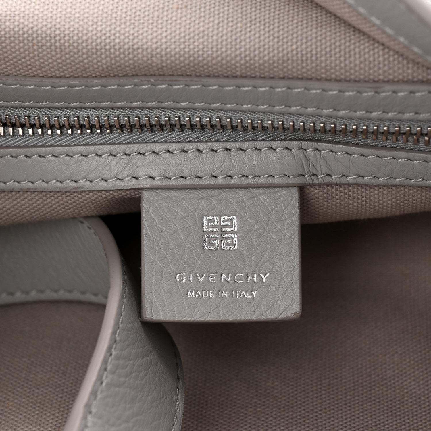 Givenchy Calfskin Medium Voyou Bag Light Grey 6 of 10