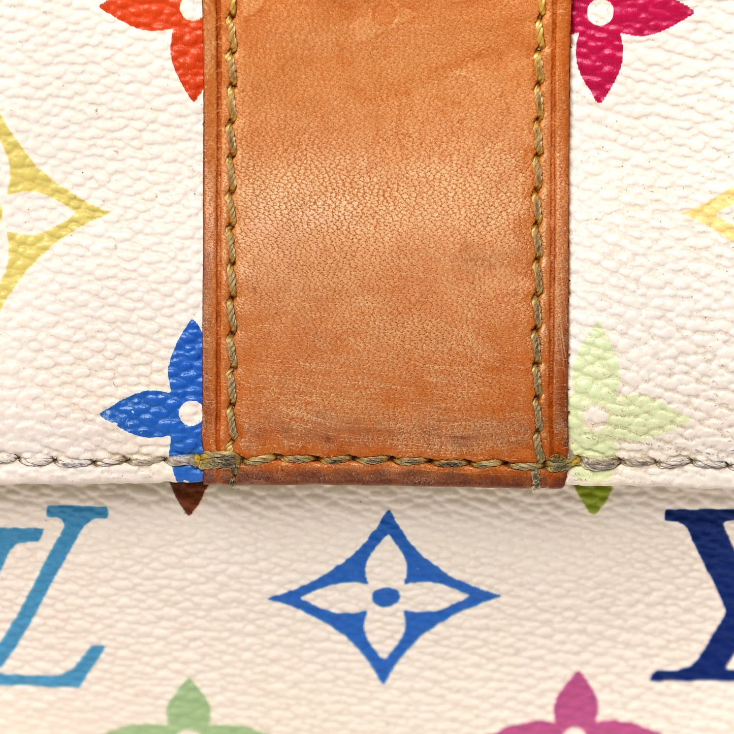 Monogram Multicolor Speedy 30 White