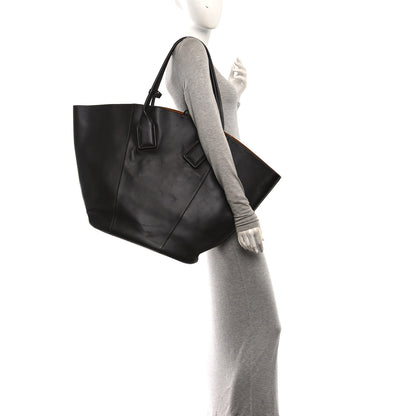 Bottega Veneta Smooth Calfskin Large Basket Tote Fondente 2 of 12