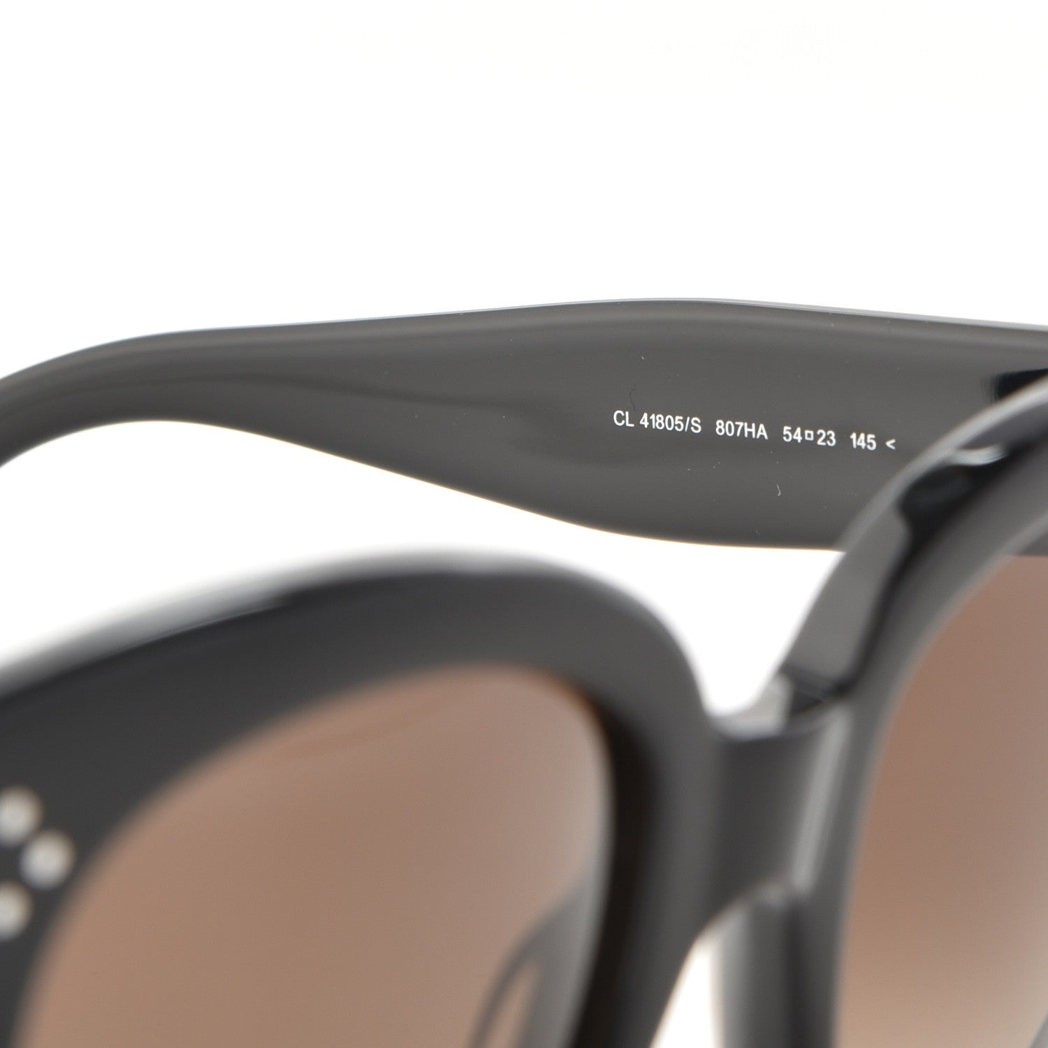 Celine New Audrey Sunglasses CL 41805/S Black 6 of 10