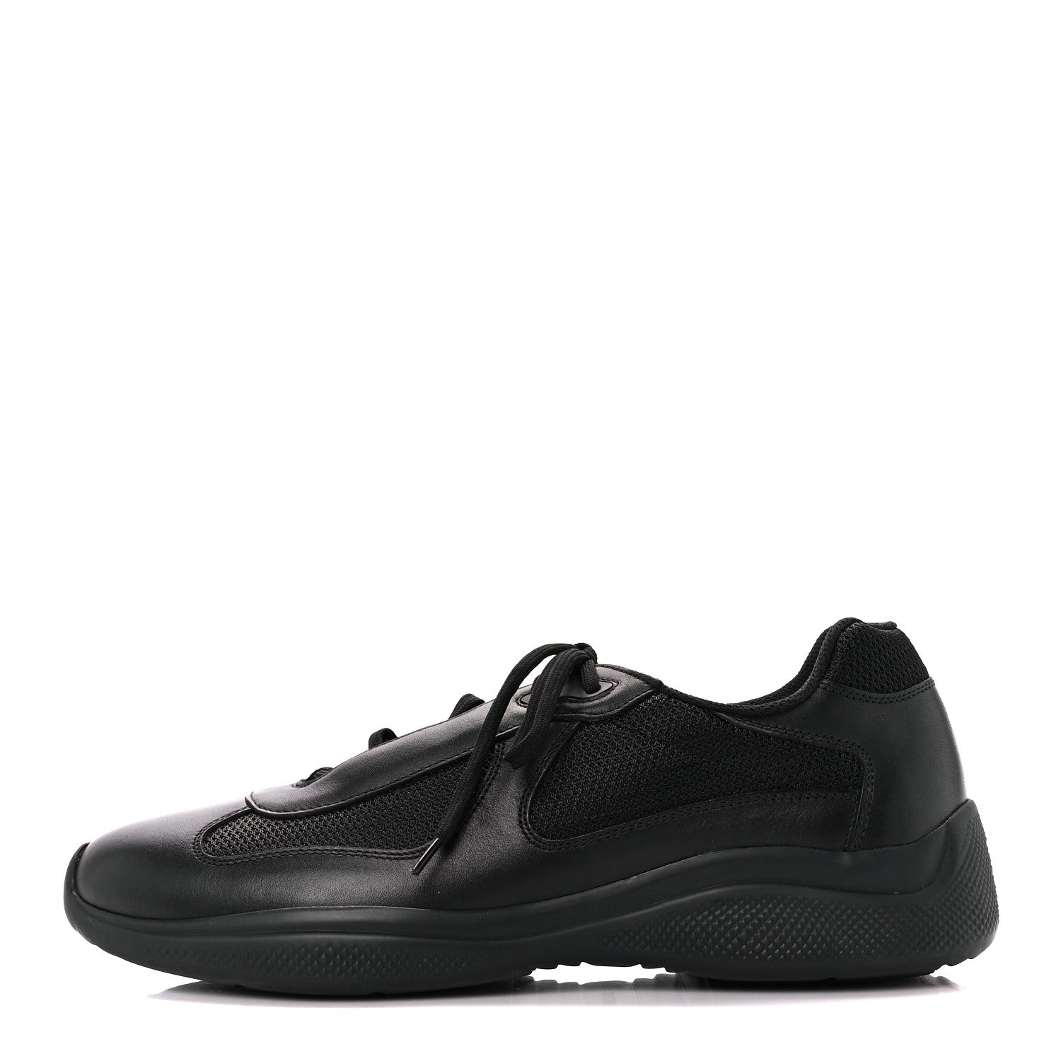 Prada Nappa Mesh Mens Sneakers 8.5 Black 1 of 10