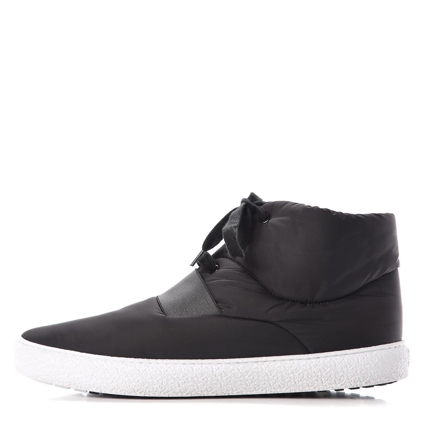 Nylon Mens High Top Sneakers 45 Black