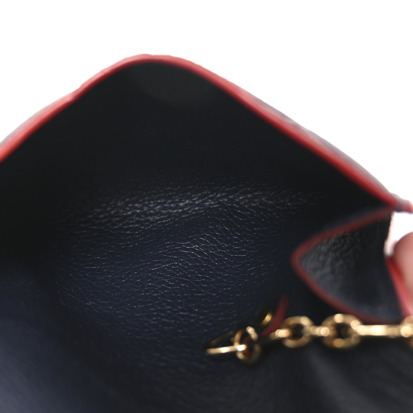 Empreinte Key Pouch Marine Rouge