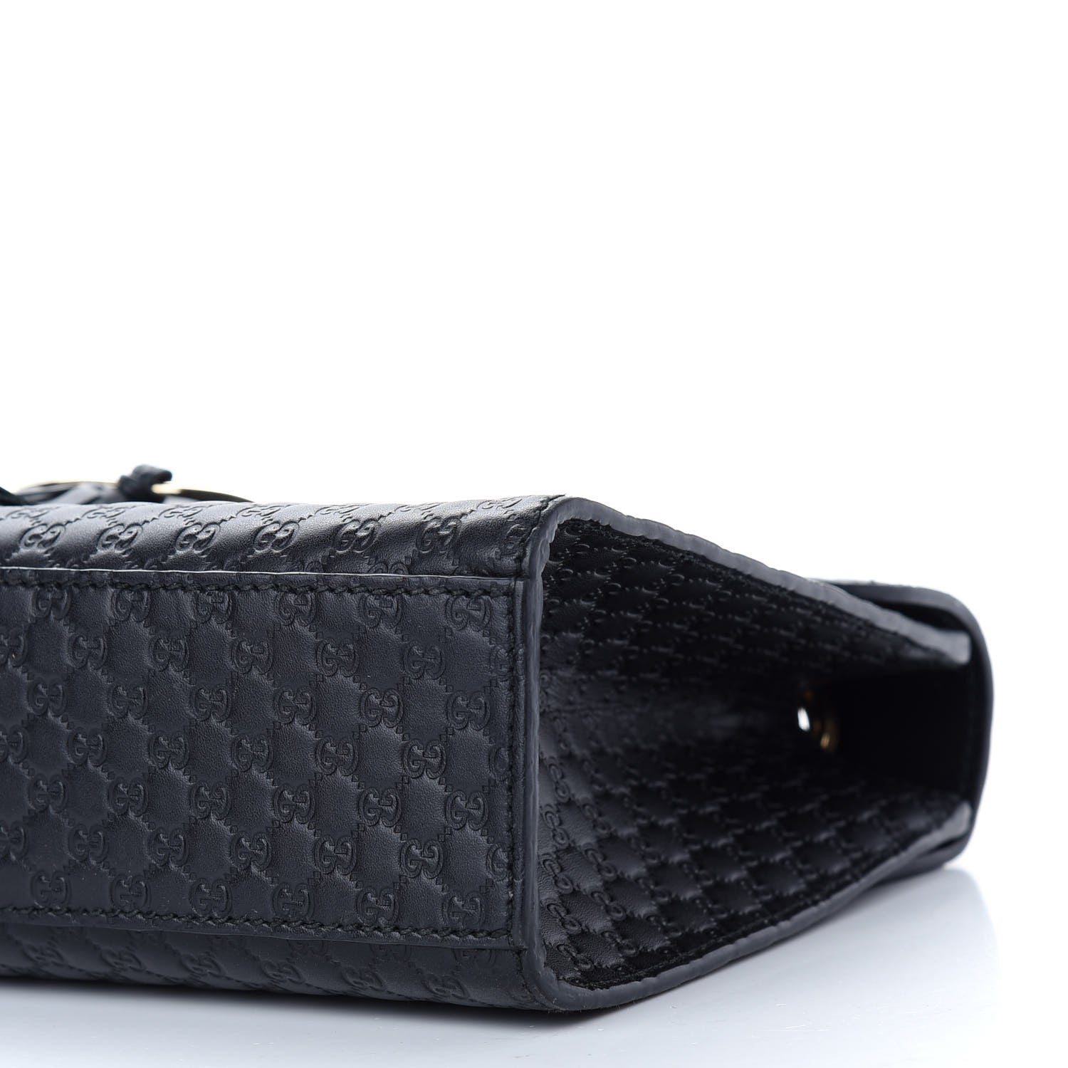 Gucci Microguccissima Medium Emily Chain Shoulder Bag Black 9 of 9