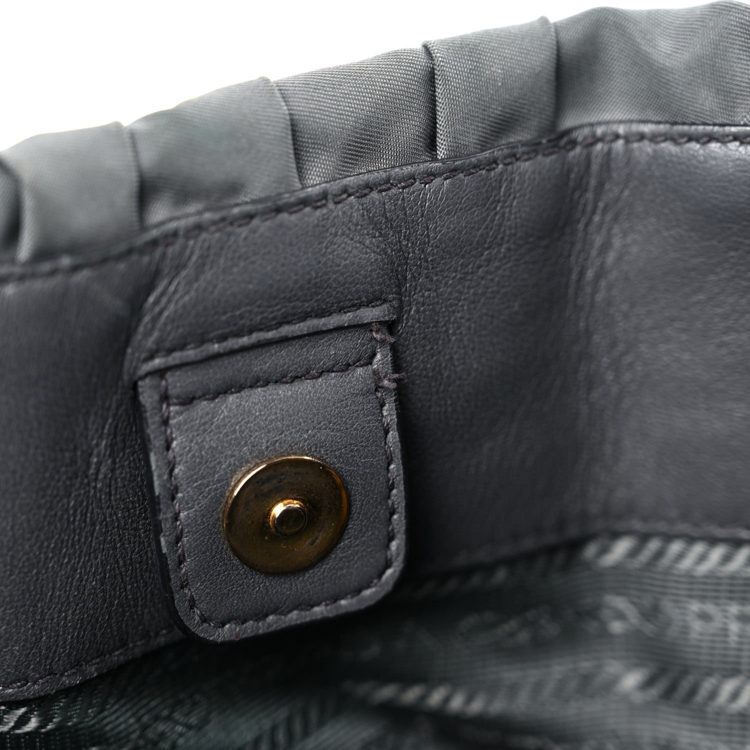 Prada Tessuto Nylon Gaufre Tote Fumo 13 of 26