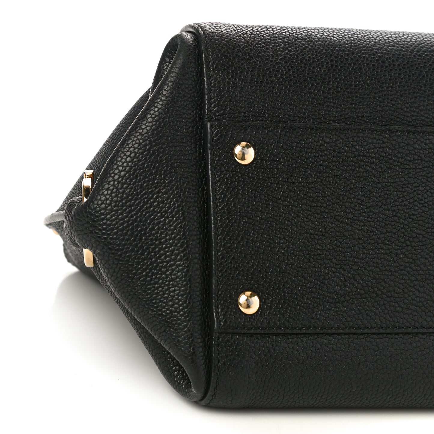 Calfskin Sofia Shoulder Bag Black