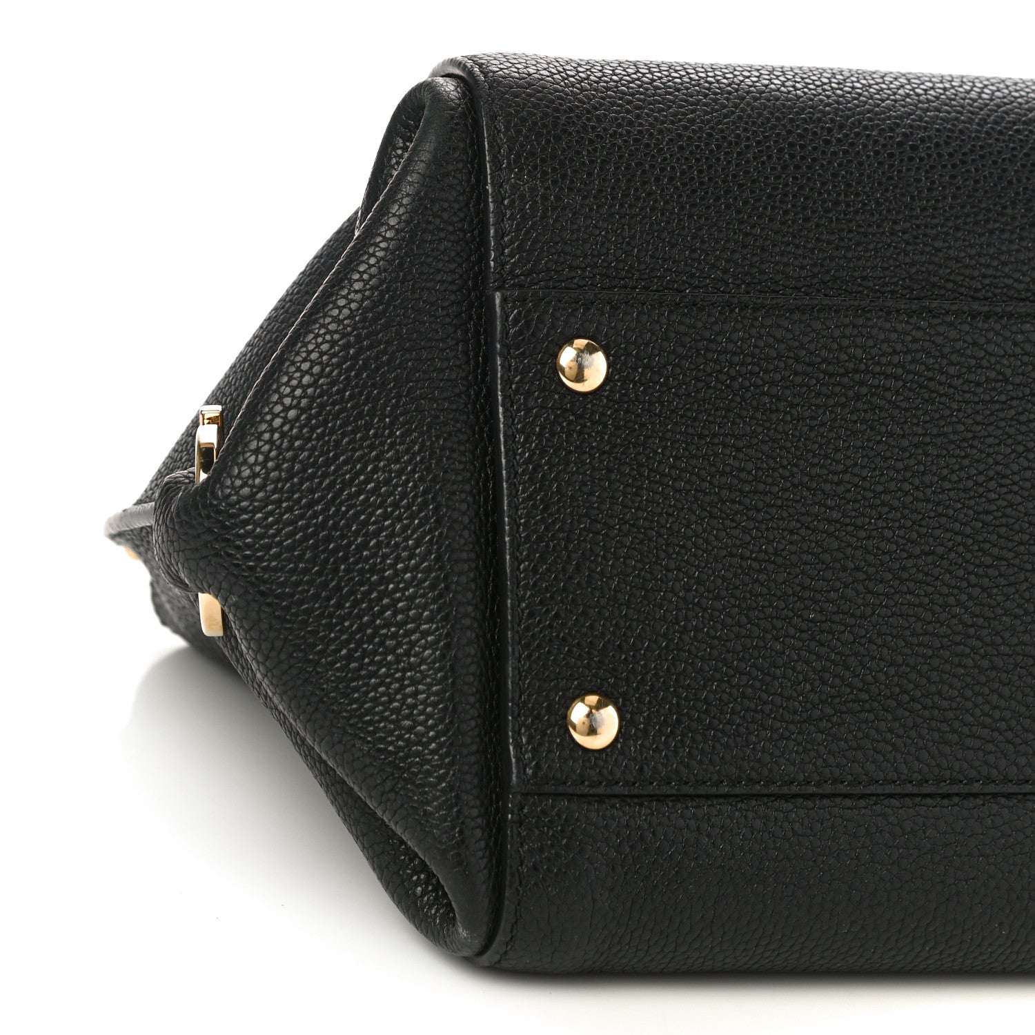 Salvatore Ferragamo Calfskin Sofia Shoulder Bag Black 8 of 11