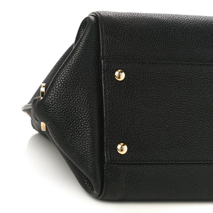 Salvatore Ferragamo Calfskin Sofia Shoulder Bag Black 8 of 11