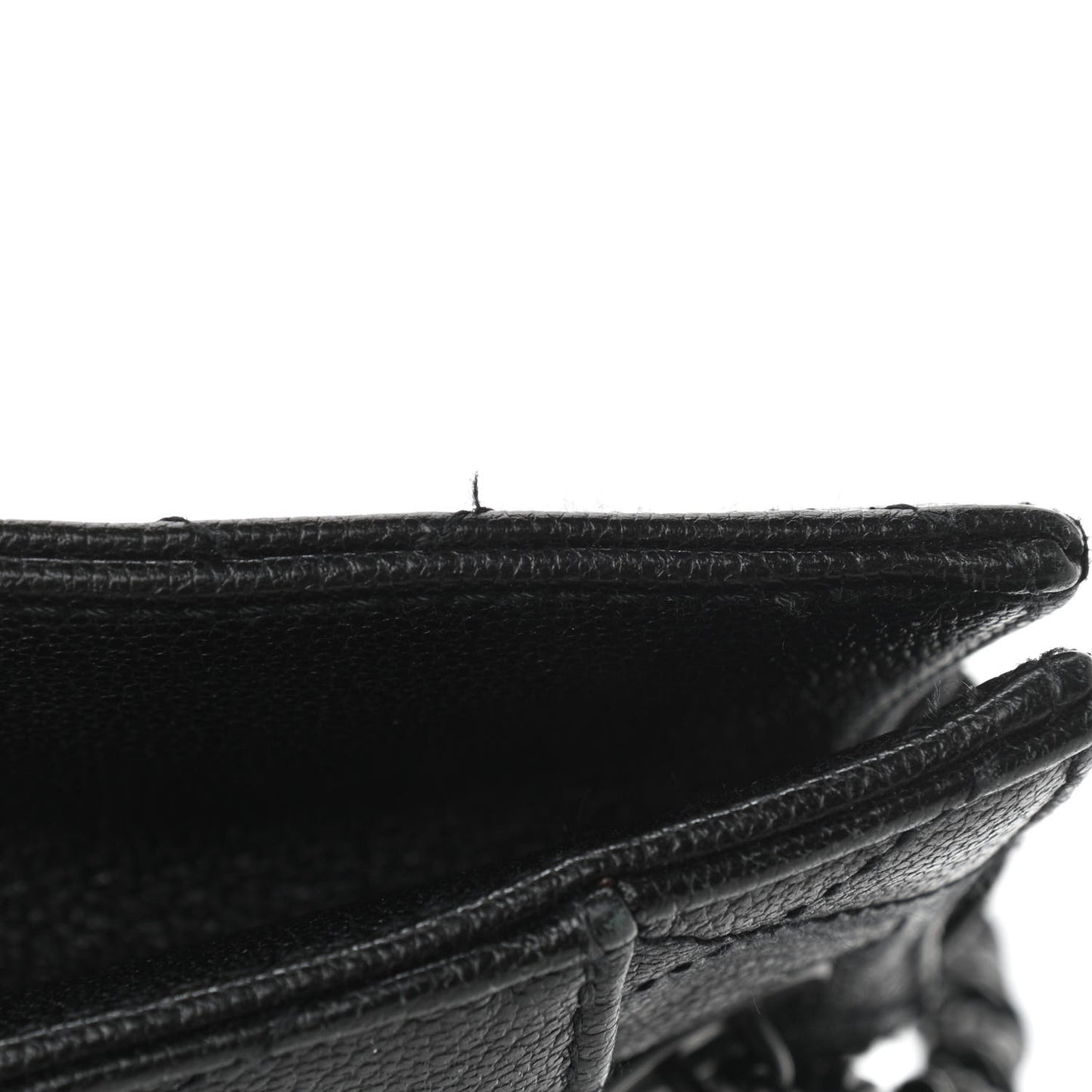 Caviar Diamond Stitched Tote So Black