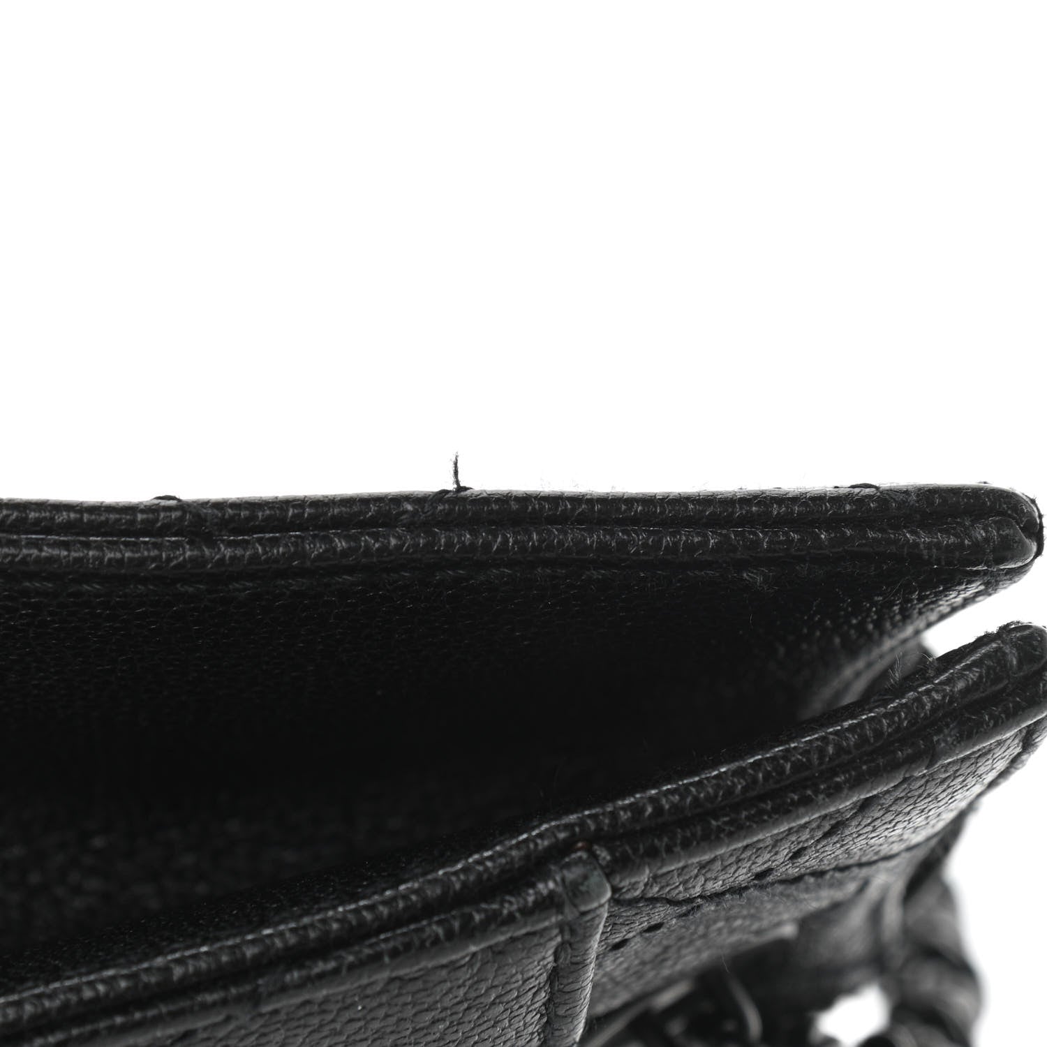 Chanel Caviar Diamond Stitched Tote So Black 14 of 19