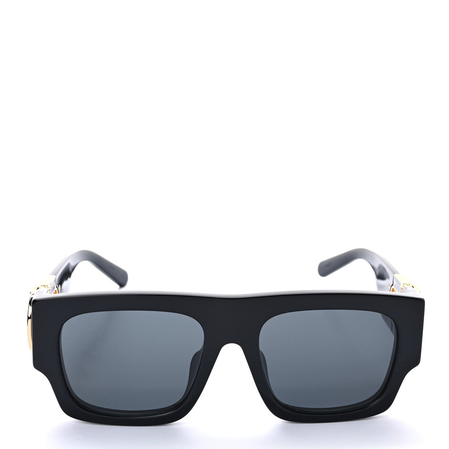Acetate LV Link Square Sunglasses Z1478E Black