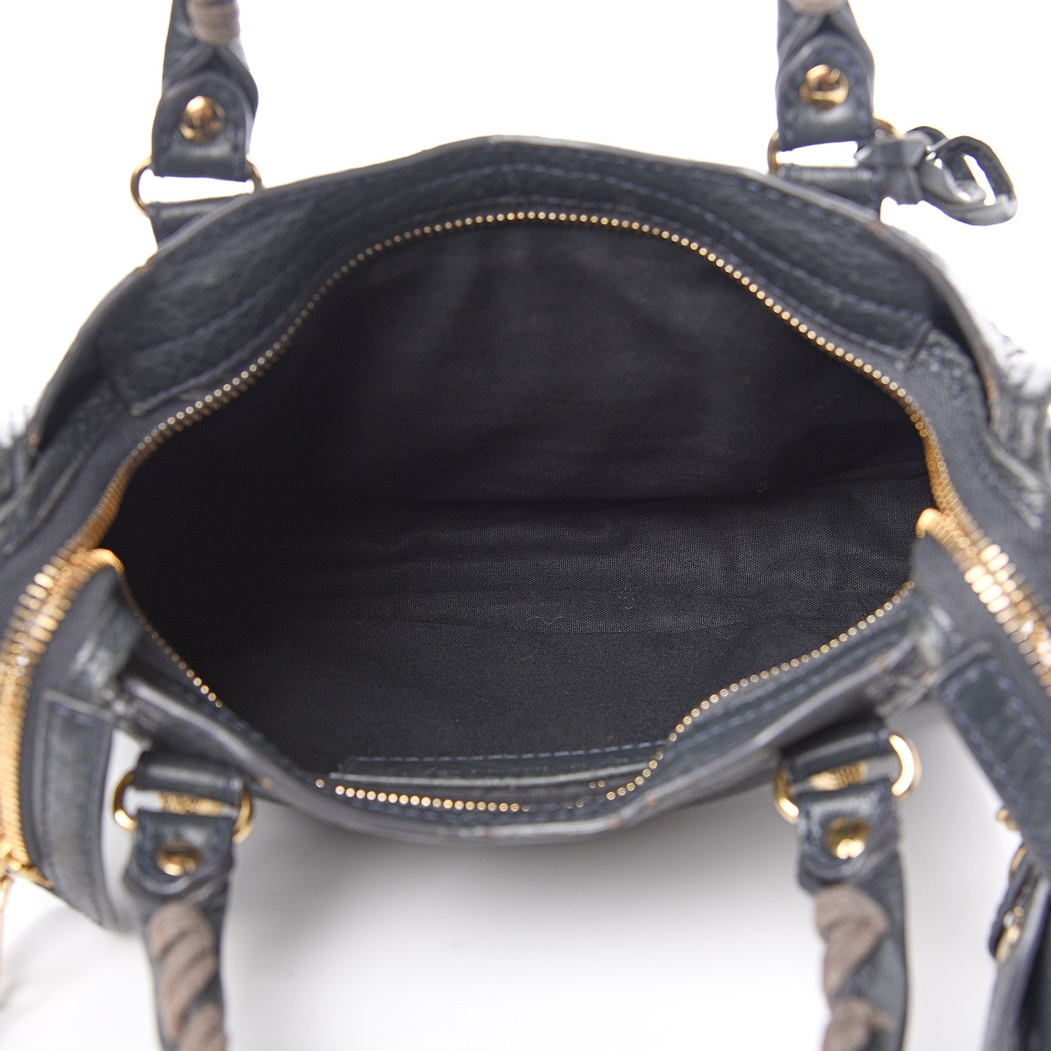 Balenciaga Agneau Giant 12 Gold Hardware Mini City Anthracite 4 of 11
