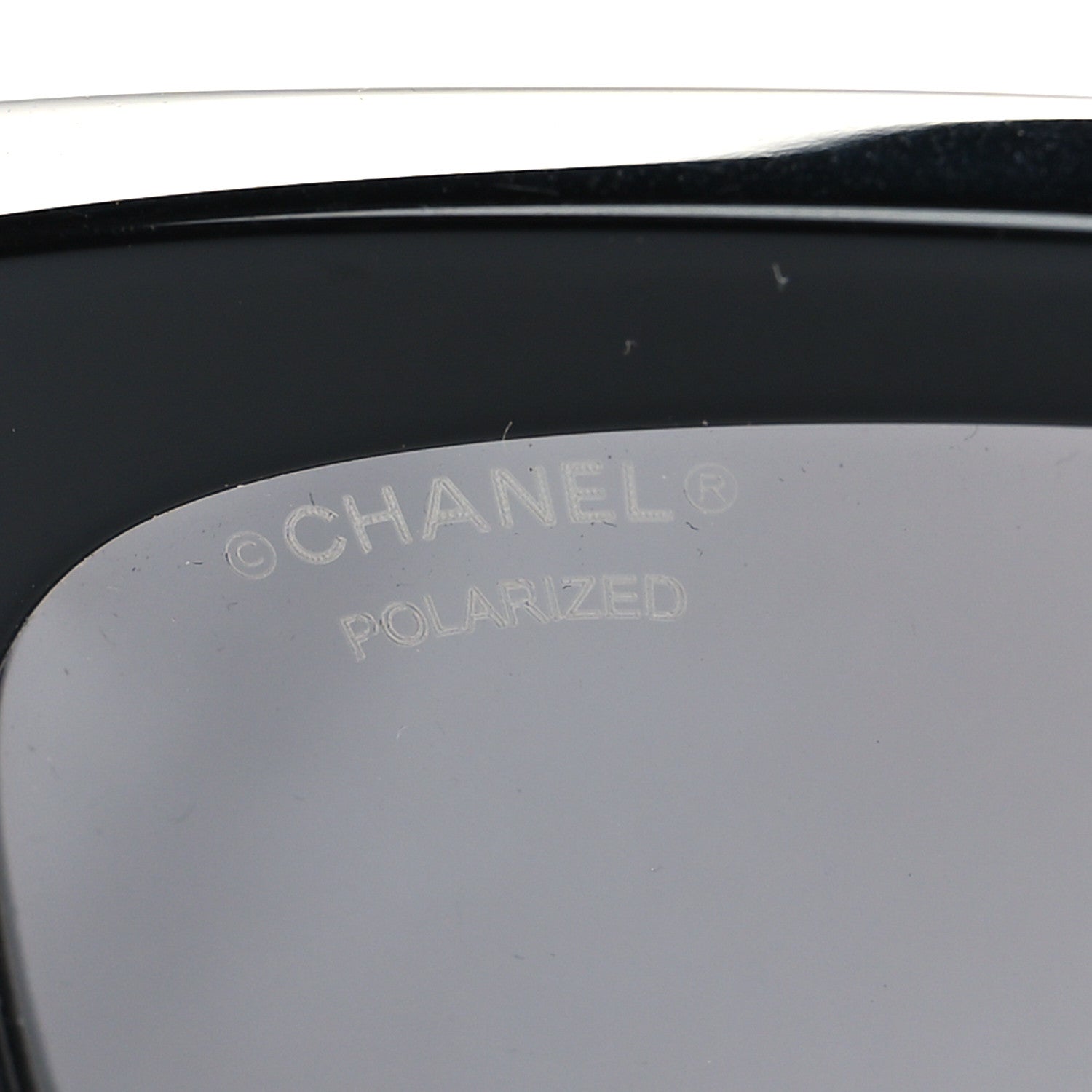 Chanel Acetate Rectangle Sunglasses 5488 Black 7 of 8