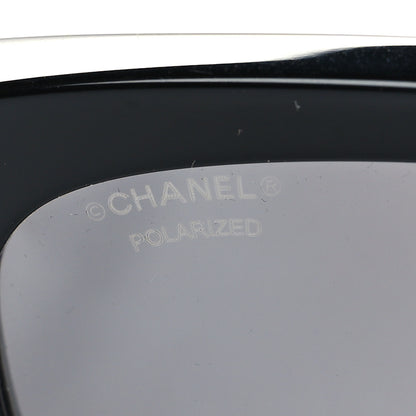 Chanel Acetate Rectangle Sunglasses 5488 Black 7 of 8