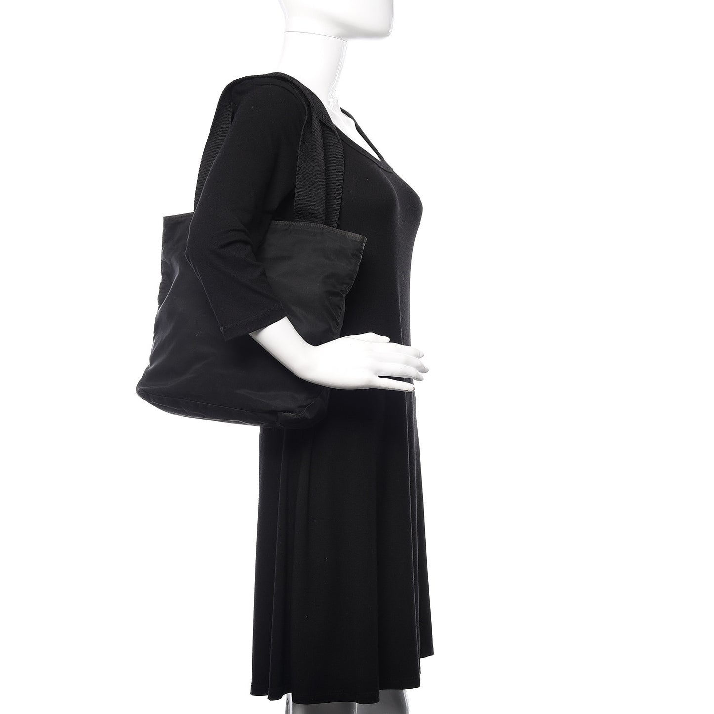 Tessuto Nylon Tote Black