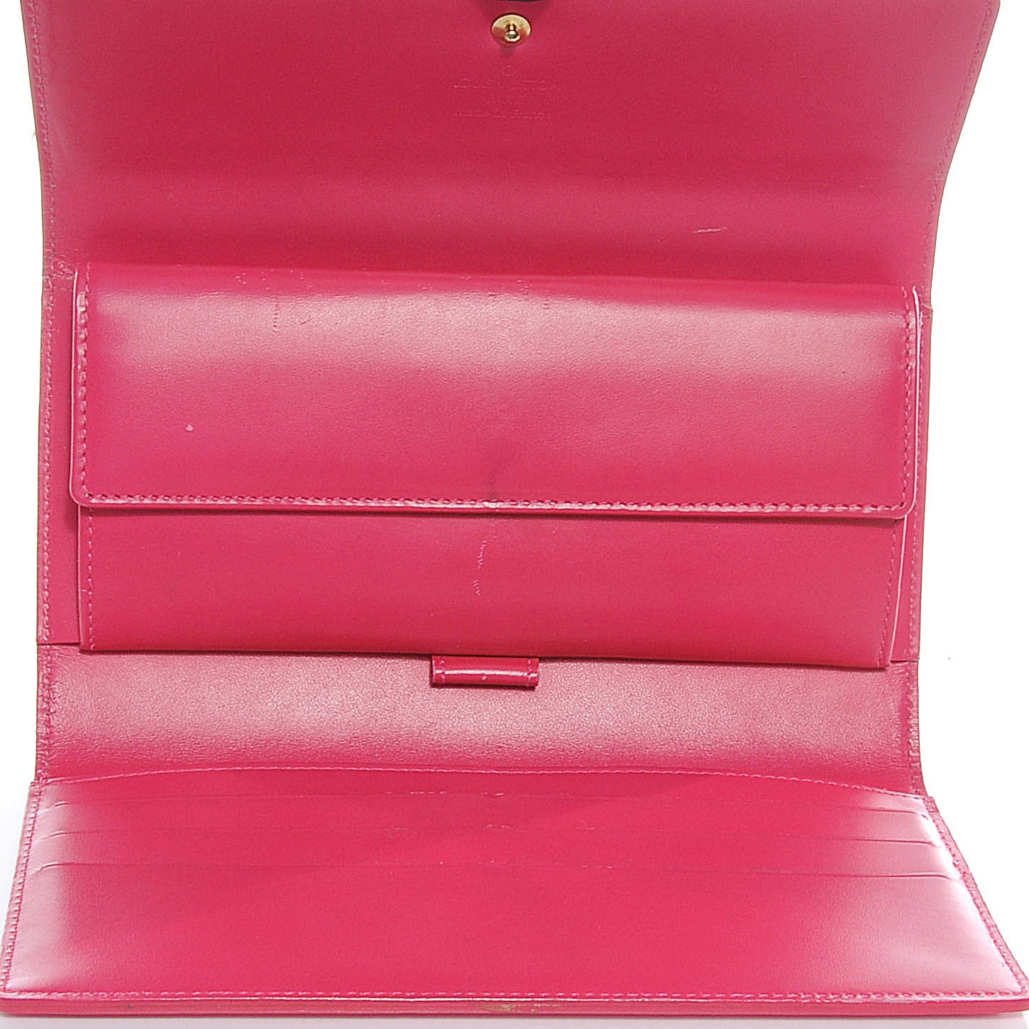 Louis Vuitton Vernis Porte Tresor International Wallet Fuchsia 6 of 8