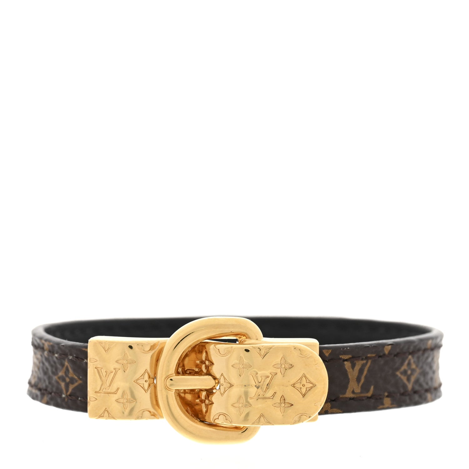 Louis Vuitton Monogram Fasten Your LV Bracelet 17 1 of 8
