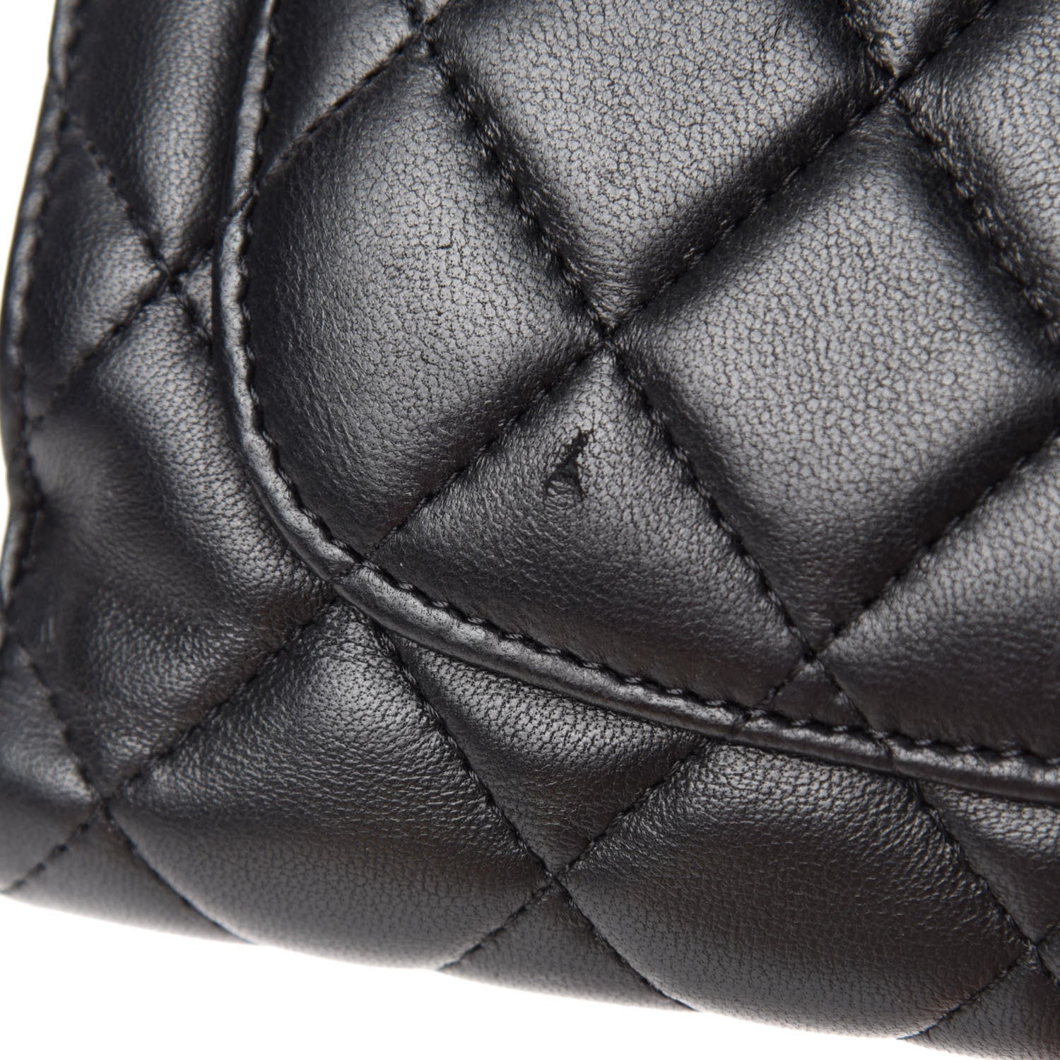 Chanel Lambskin Quilted Zipped Pocket Wallet Black 8 of 8