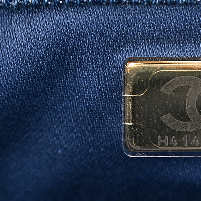 Chanel Washed Denim Quilted Mini Chanel 25 Handbag Blue 7 of 11